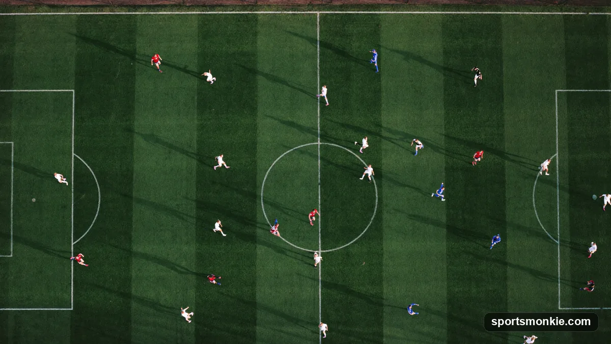 Tactical diagram of the 3-5-2 formation showing three center-backs, two wing-backs, a midfield three and two strikers