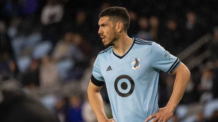 File photo from 5 June 2022: Minnesota United defender Michael Boxall playing in MLS. It does not show the October 2026 match against Colorado.
