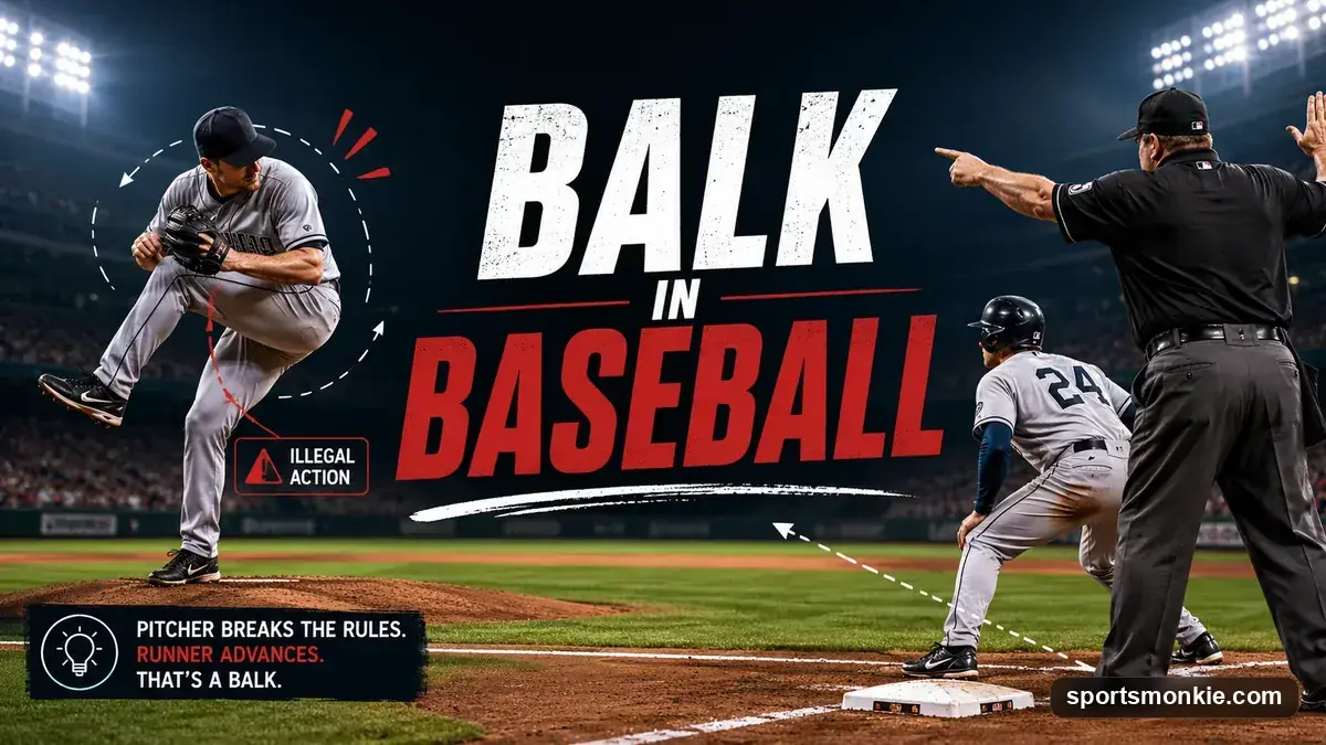 A baseball pitcher on the mound mid-motion with a runner leading off base