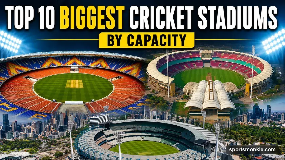 Biggest cricket stadiums in the world, ranked by seating capacity