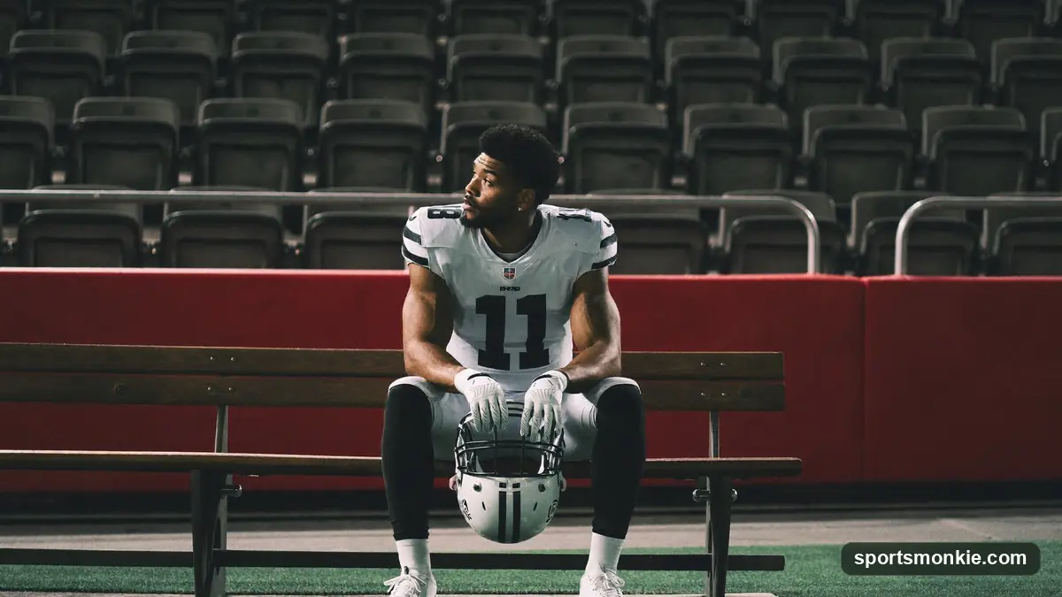 An empty NFL draft stage representing the biggest draft busts in league history