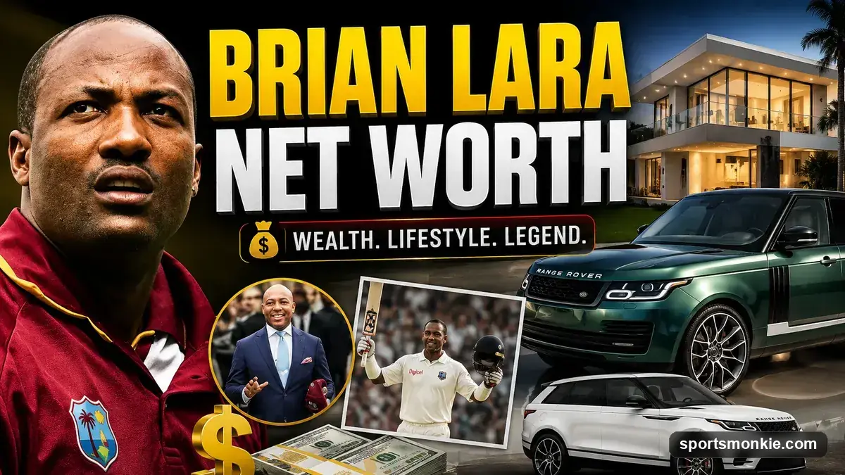 Brian Lara Net Worth: Career Earnings & Financial Legacy