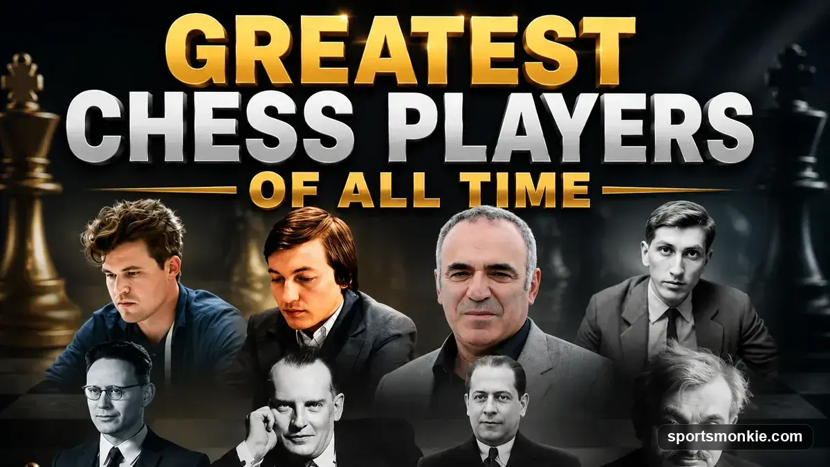 Greatest chess players of all time, from Emanuel Lasker to Magnus Carlsen