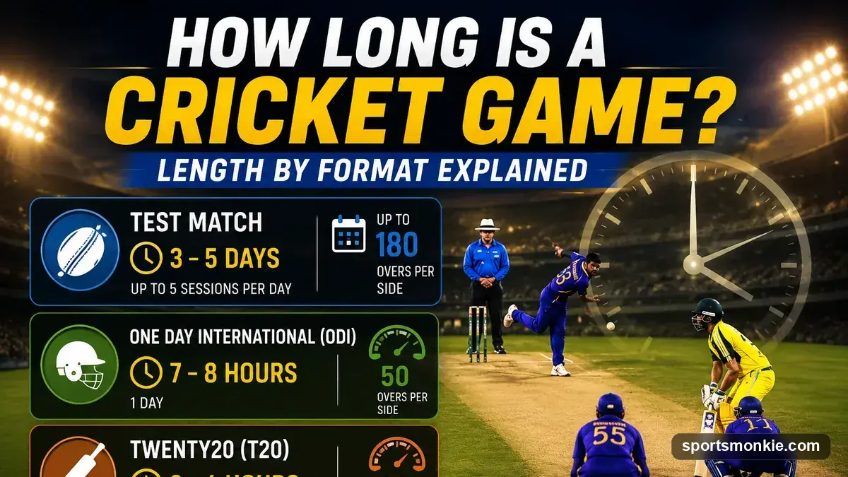 How Long Is a Cricket Game? Length by Format Explained