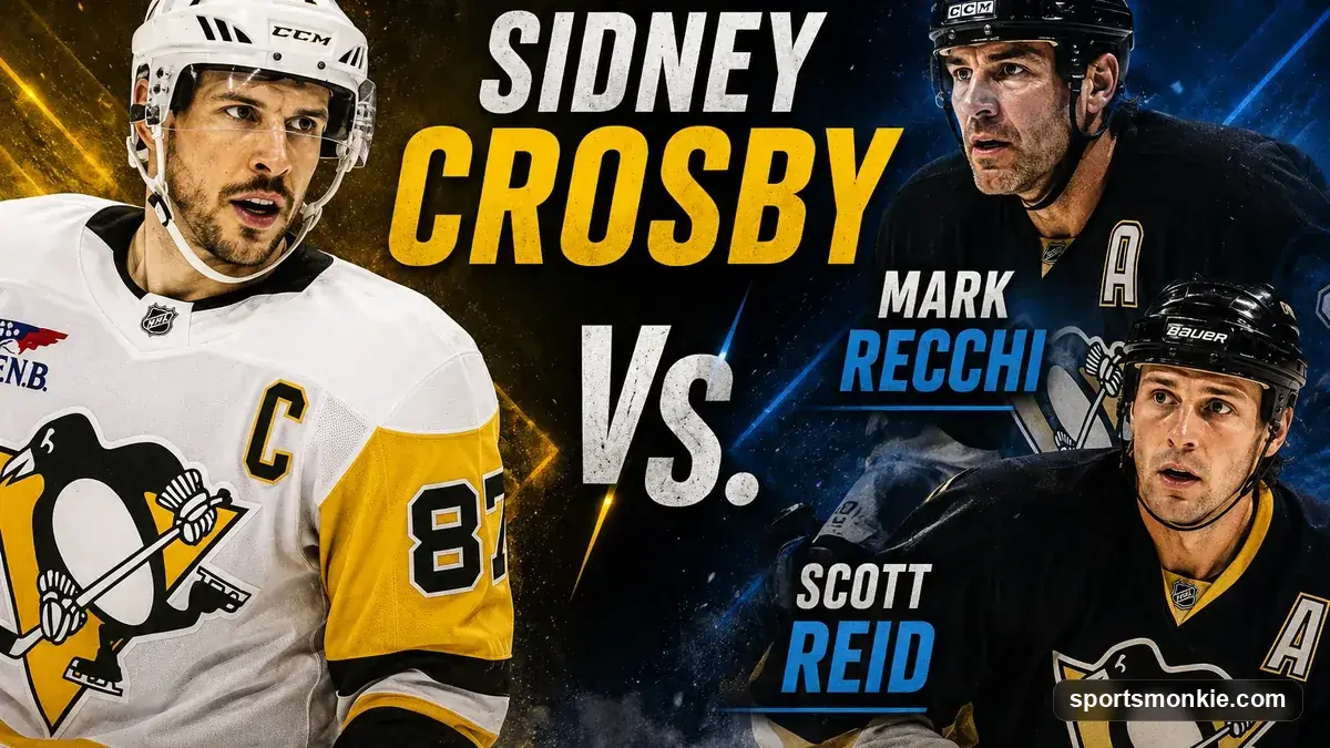 Sidney Crosby vs. Mark Recchi & Scott Reid: Hockey Comparisons