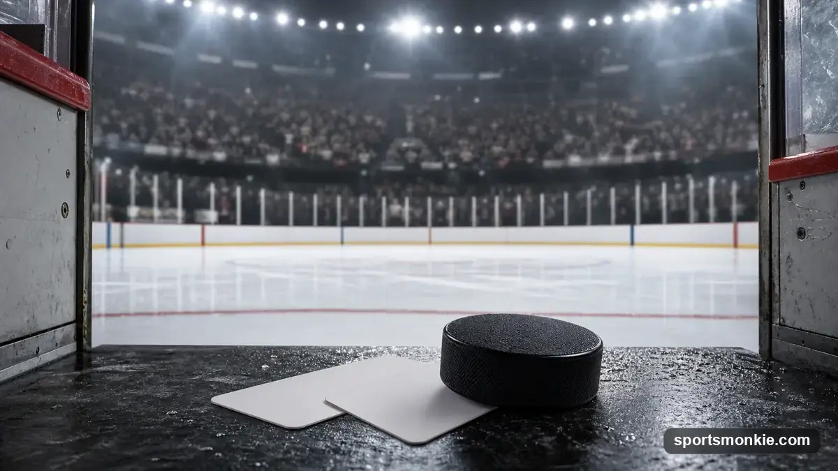 Fans filling an NHL arena bowl before an Eastern Conference Finals playoff game