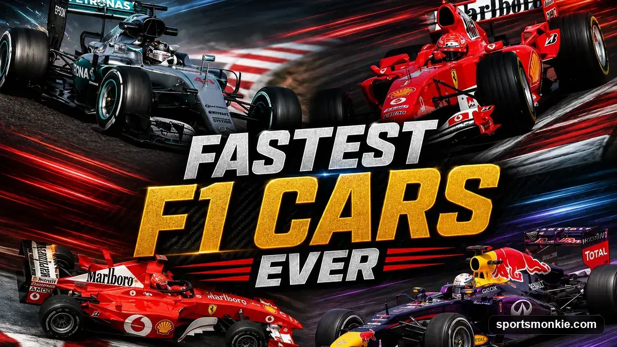 Fastest F1 Cars Ever: The Machines That Redefined Speed