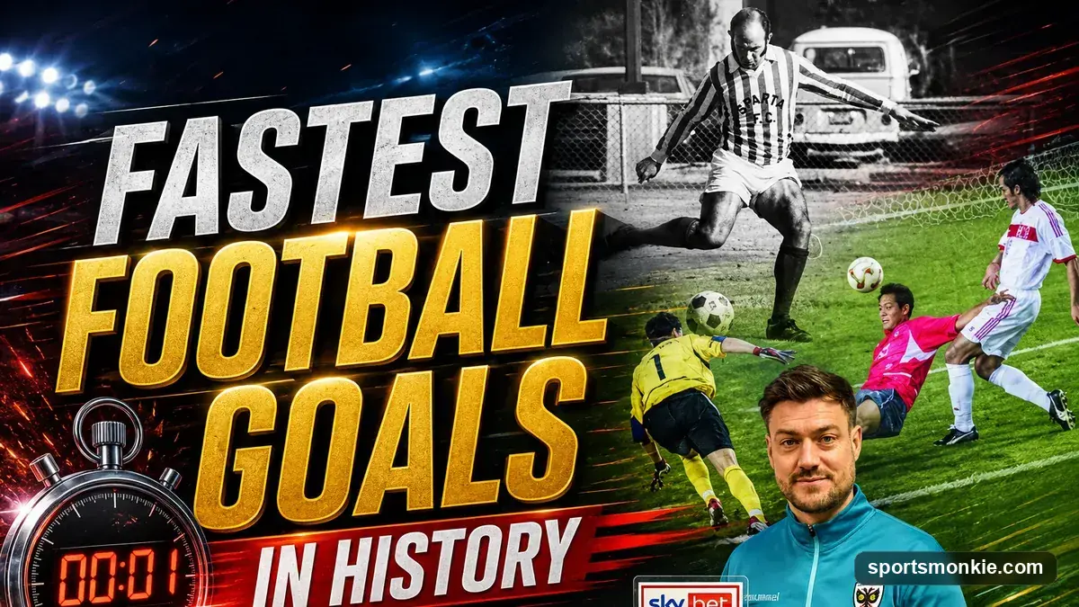 Fastest Football Goals in History: Record-Breaking Early Strikes