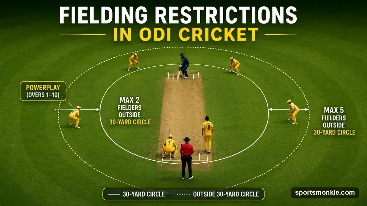 Fielding Restrictions in ODI Cricket: Powerplay Rules Explained