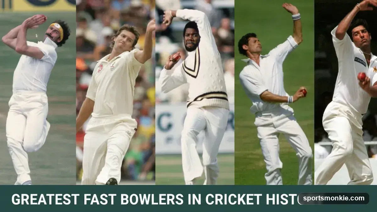 Greatest Fast Bowlers in Cricket History: The Definitive Names