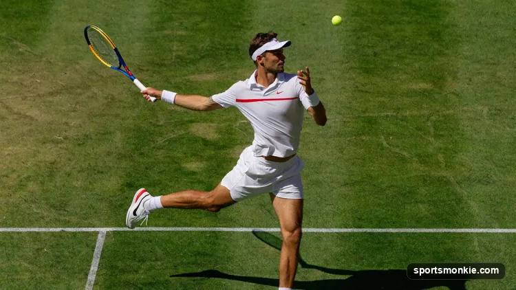 Tennis players competing in a long-format match
