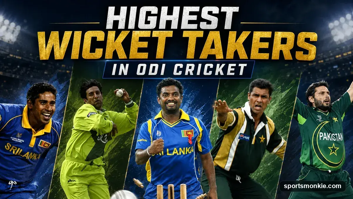 Highest Wicket Takers in ODI Cricket: All-Time Records