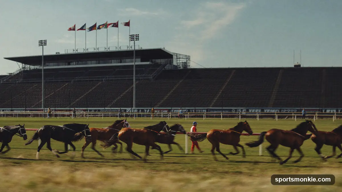 Kentucky Derby distance shown as 1 1/4 miles, 10 furlongs and about 2,012 meters