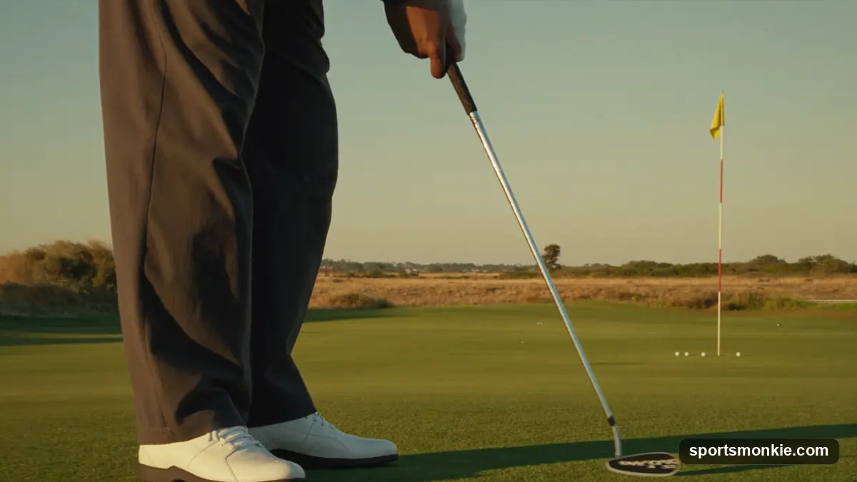 Golfer being fitted for clubs using a launch monitor at an indoor fitting studio