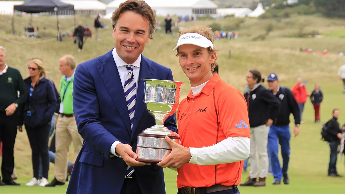 File photo from September 15, 2013: Joost Luiten at the KLM Open. It does not show this week's India Championship, and the cropped derivative is offered under the same CC BY 3.0 licence as the original.