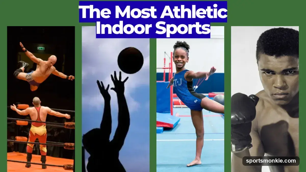 The most athletic indoor sports ranked by full-body physical demand