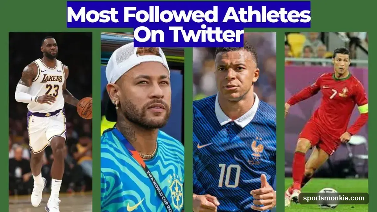 Most Followed Athletes on Twitter/X, ranked by follower count