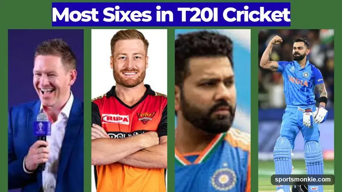 Most Sixes in T20I Cricket: All-Time Records and Top Hitters
