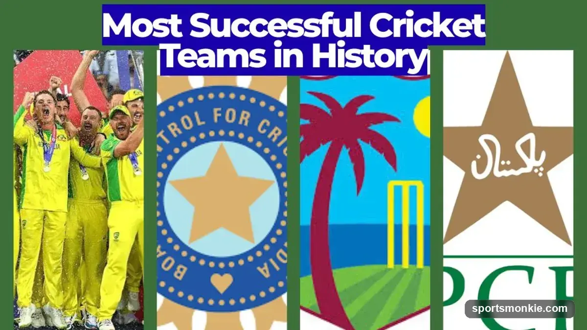Trophy-laden all-time ranking of the most successful cricket teams in history