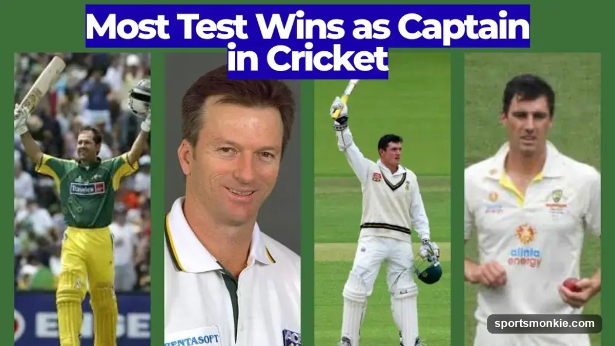 Most Test Wins as Captain in Cricket: The All-Time Leaders