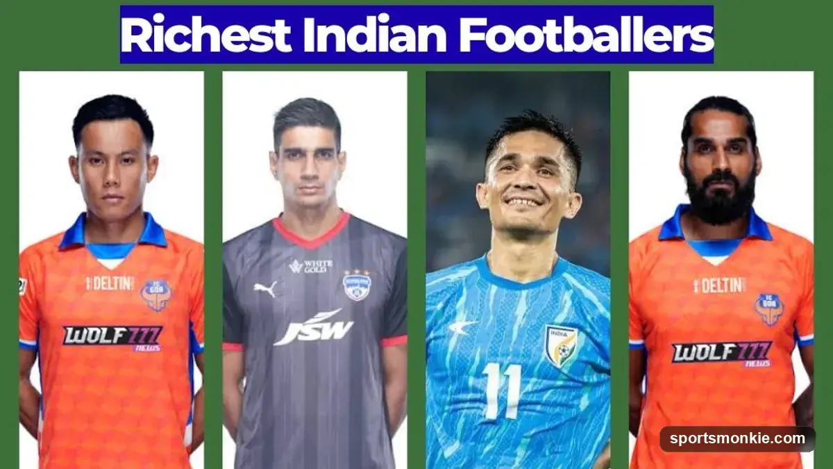 Richest Indian Footballers: Earnings, Clubs, and Careers