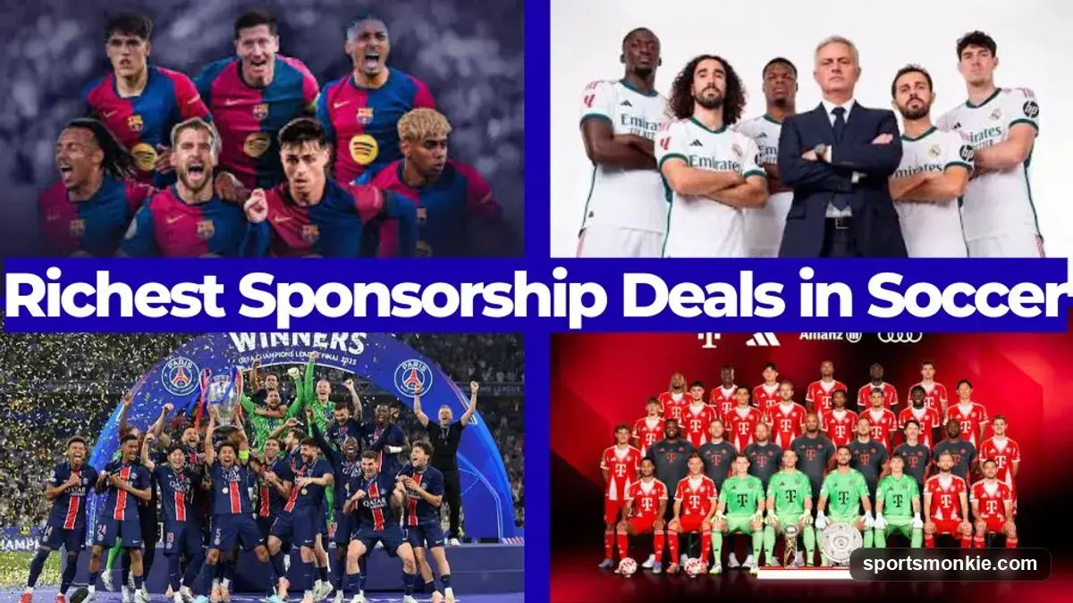 Richest Sponsorship Deals in Soccer: The Biggest Contracts