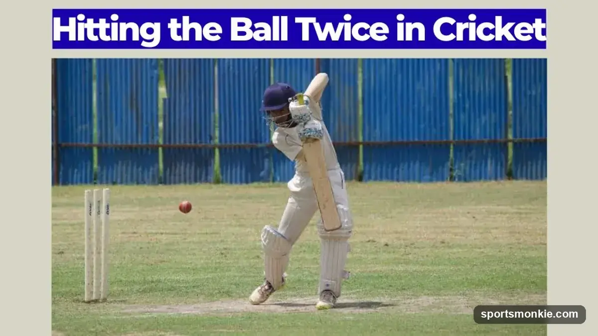 Hitting the Ball Twice in Cricket: Law 34 Explained