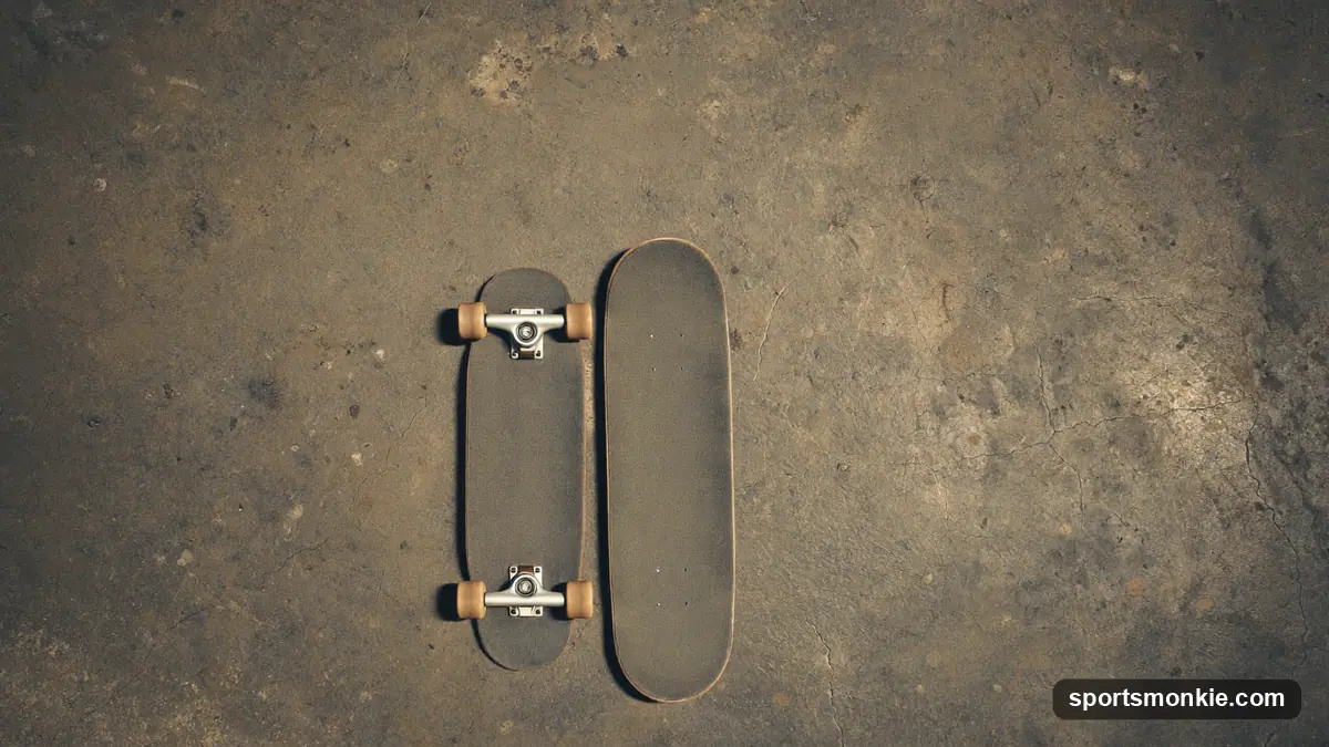 Skateboard size chart: deck width by shoe size, height and riding style, plus truck matching