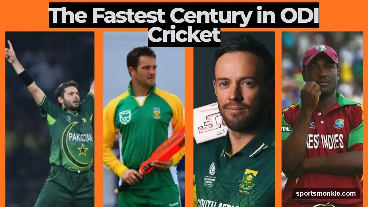 The Fastest Century in ODI Cricket: Record-Breaking Tons