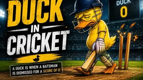 Duck in Cricket: Golden, Diamond, Royal & Every Type Explained