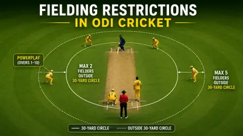 Fielding Restrictions in ODI Cricket: Powerplay Rules Explained
