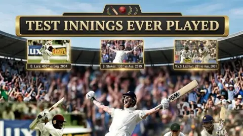 Greatest Test Innings Ever Played: Iconic Batting Performances