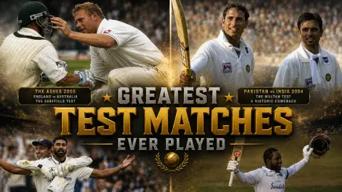 Greatest Test Matches Ever Played: Cricket's Most Memorable Games