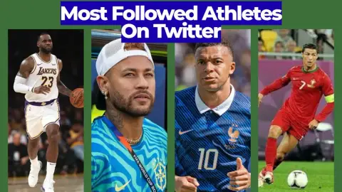 Most Followed Athletes on Twitter/X, ranked by follower count