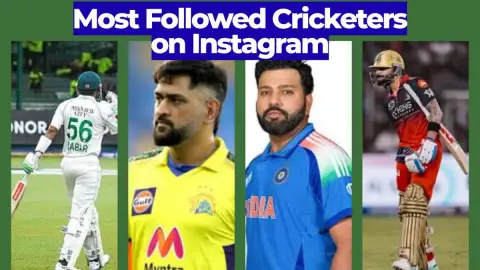 Composite of the most followed cricketers on Instagram led by Virat Kohli