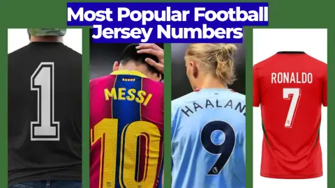 The most popular football jersey numbers and the legends who wore them