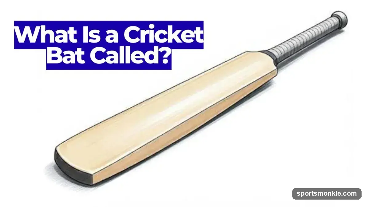 What Is a Cricket Bat Called? Names, Parts, and Rules