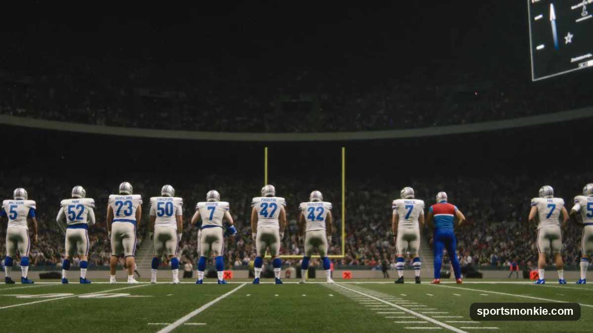 NFL defense lined up with five defensive backs against a three-receiver offensive set