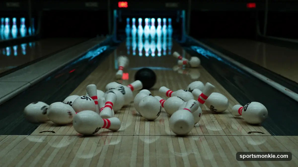 Three bowling strikes in a row on a scoresheet, the definition of a turkey in bowling
